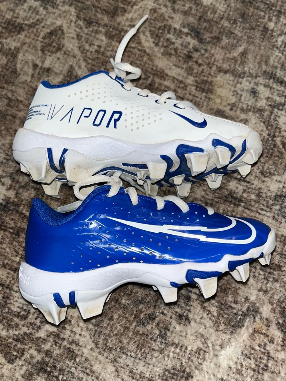 Nike Vapor Ultrafly Keystone Baseball Cleat Size 10C Blue White